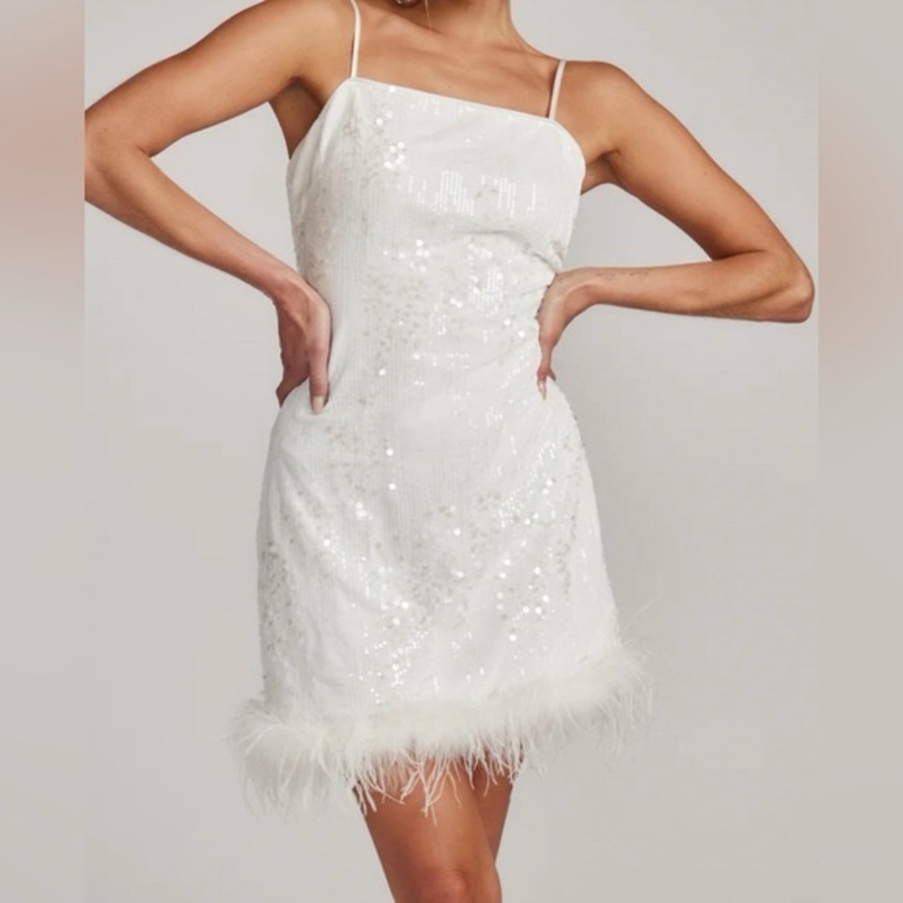 12th Tribe Priscilla sequin mini dress